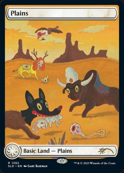 Plains SLD-1382 Secret Lair Drop Magic card