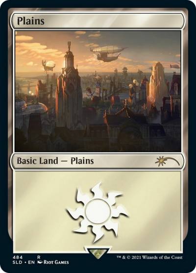 Plains SLD-484 Secret Lair Drop Magic card