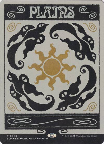 Plains SLD-888 Secret Lair Drop Magic card