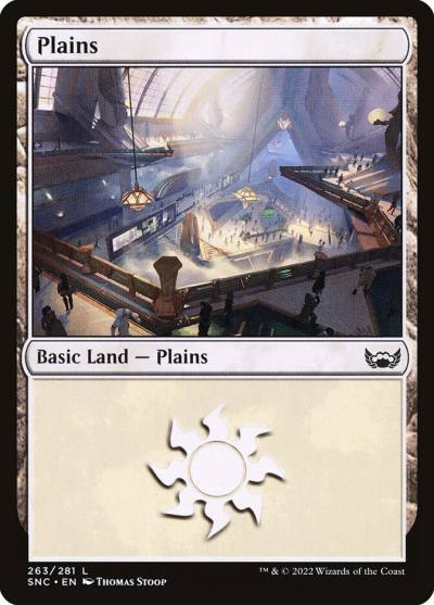 Plains SNC-263 Streets of New Capenna Magic card