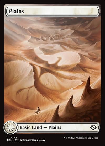 Plains TDM-272 Tarkir: Dragonstorm Magic card