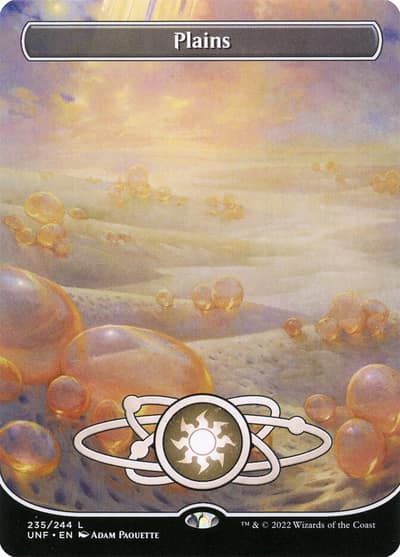 Plains UNF-235 Unfinity Magic card