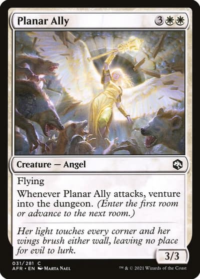 Planar Ally 31 Adventures in the Forgotten Realms Magic card