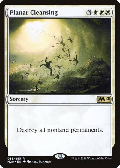 Planar Cleansing M20-33 Core Set 2020 Magic card