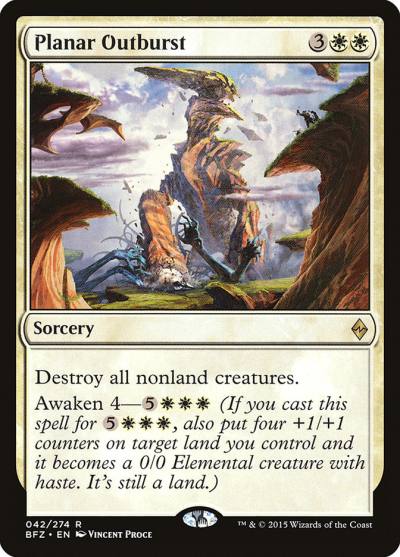 Planar Outburst BFZ-42 Battle for Zendikar Magic card