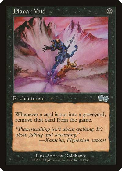 Planar Void USG-149 Urza's Saga Magic card