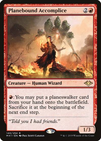 Planebound Accomplice MH1-140 Modern Horizons Magic card