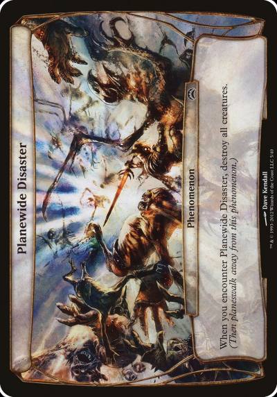 Planewide Disaster OPC2-5 Planechase 2012 Planes Magic card