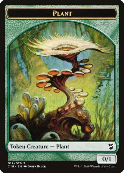 Plant TC18-17 Commander 2018 Tokens Magic card