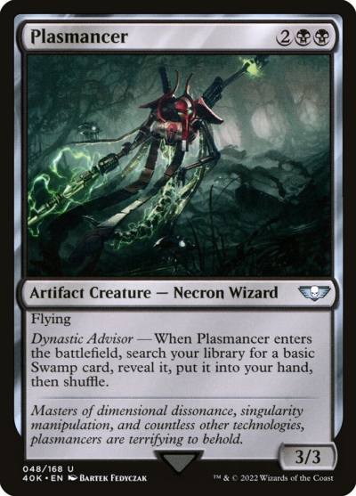 Plasmancer 40K-48 Warhammer 40,000 Commander Magic card