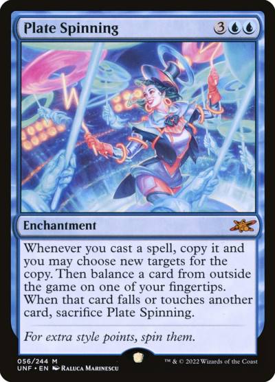 Plate Spinning UNF-56 Unfinity Magic card