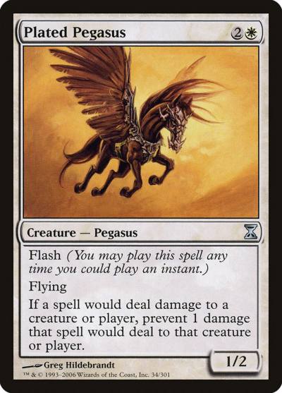 Plated Pegasus TSP-34 Time Spiral Magic card