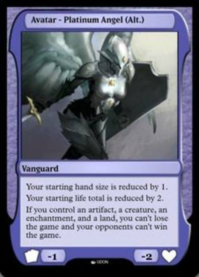 Platinum Angel Avatar PMOA-108 Magic Online Avatars Magic card