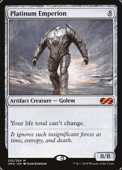 Platinum Emperion UMA-233 Ultimate Masters Magic card