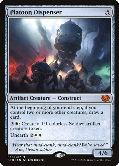 Platoon Dispenser BRO-36 The Brothers' War Magic card