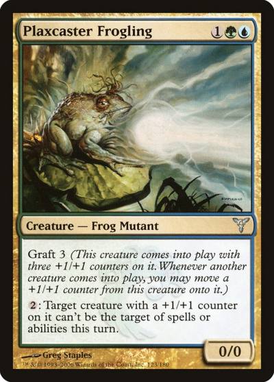 Plaxcaster Frogling DIS-123 Dissension Magic card