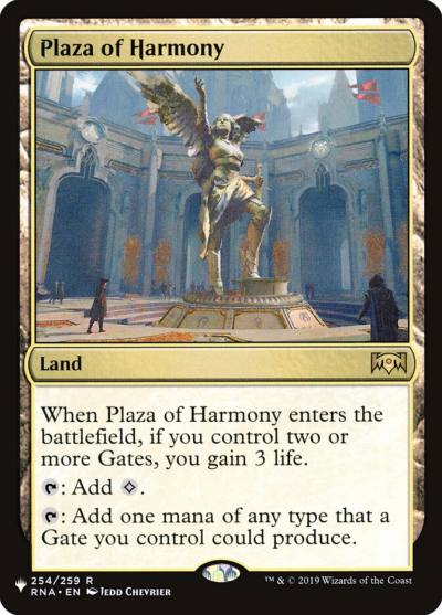 Plaza of Harmony PLST-RNA-254 The List Magic card