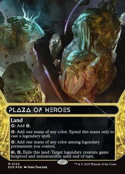 Plaza of Heroes EOS-123 Edge of Eternities: Stellar Sights Magic card