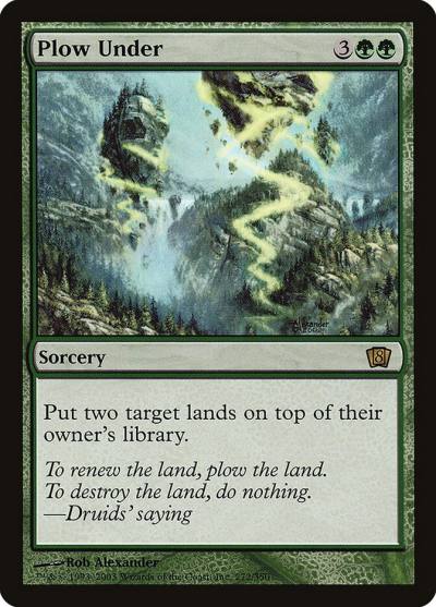 Plow Under 8ED-272STAR Eighth Edition Magic card