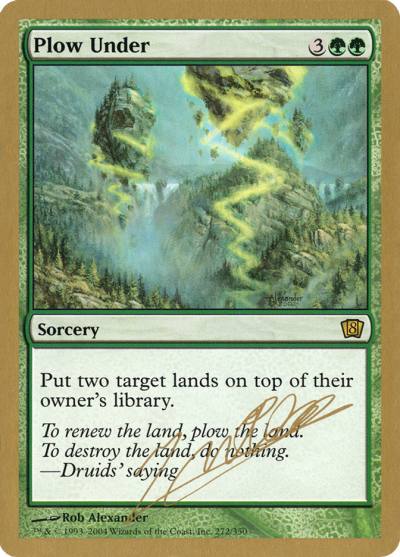 Plow Under WC04-JN272 World Championship Decks 2004 Magic card