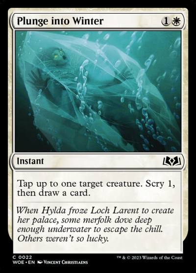 Plunge into Winter WOE-22 Wilds of Eldraine Magic card
