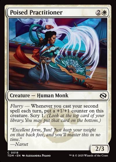Poised Practitioner TDM-18 Tarkir: Dragonstorm Magic card