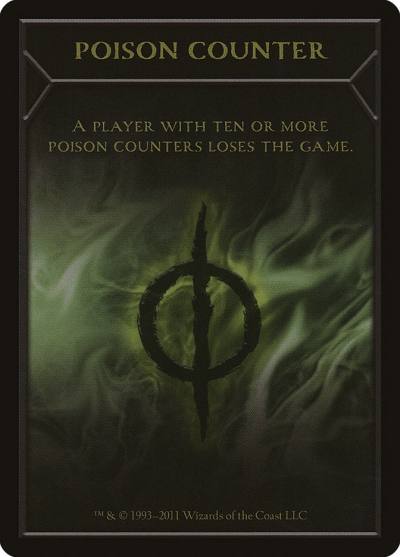 Poison Counter TNPH-5 New Phyrexia Tokens Magic card