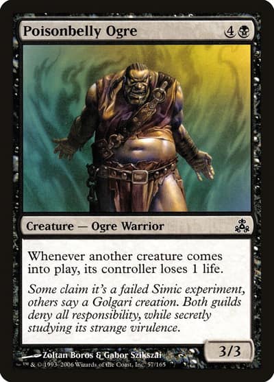 Poisonbelly Ogre 57 Guildpact Magic card