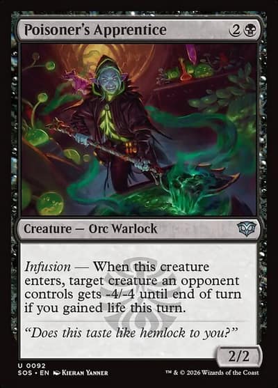Poisoner's Apprentice 92 Secrets of Strixhaven Magic card