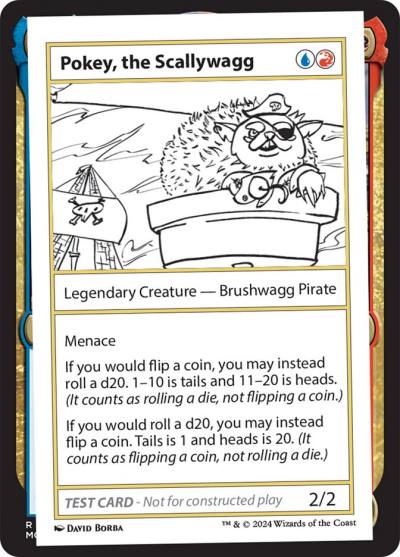 Pokey, the Scallywagg MB2-600 Mystery Booster 2 Magic card