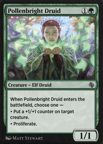 Pollenbright Druid AJMP-173 Jumpstart Arena Exclusives Magic card