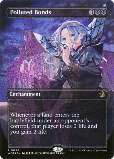 Polluted Bonds WOT-95 Wilds of Eldraine: Enchanting Tales Magic card