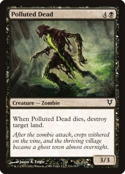 Polluted Dead 116 Avacyn Restored Magic card