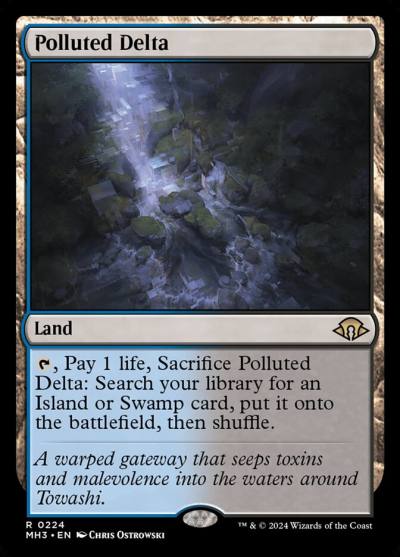 Polluted Delta MH3-224 Modern Horizons 3 Magic card