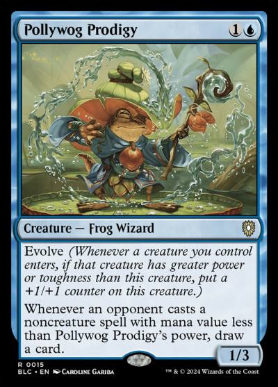 Pollywog Prodigy BLC-15 Bloomburrow Commander Magic card