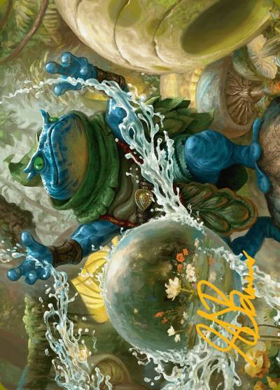 Pond Prophet // Pond Prophet ABLB-29 Bloomburrow Art Series Magic card