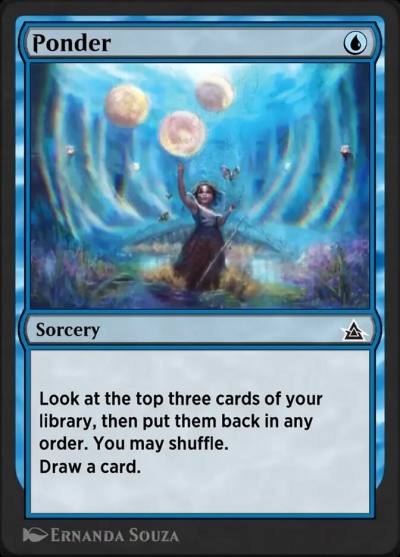 Ponder OMB-13 Through the Omenpaths Bonus Sheet Magic card