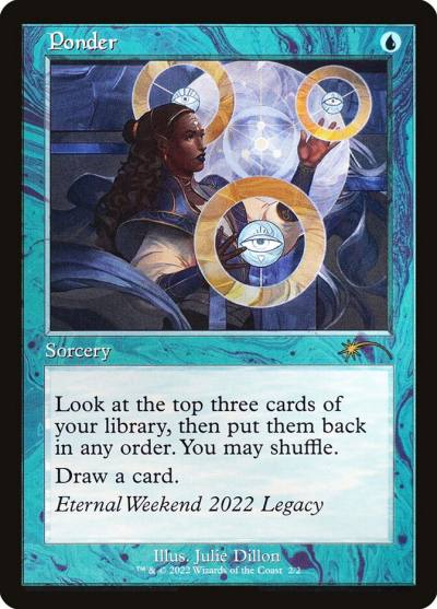 Ponder PEWK-2022B Eternal Weekend Magic card