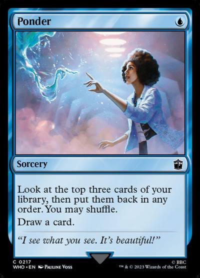 Ponder WHO-217 Doctor Who Magic card