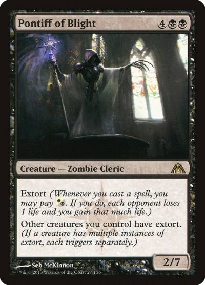 Pontiff of Blight DGM-27 Dragon's Maze Magic card