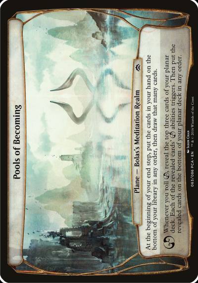 Pools of Becoming OPCA-63 Planechase Anthology Planes Magic card