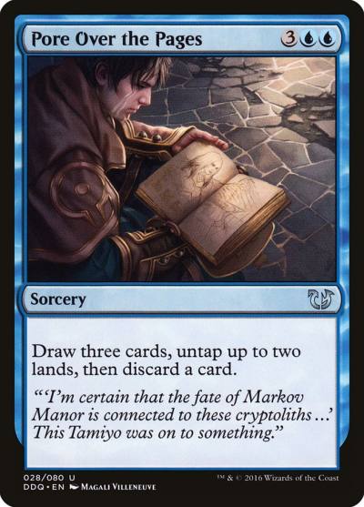 Pore Over the Pages DDQ-28 Duel Decks: Blessed vs. Cursed Magic card