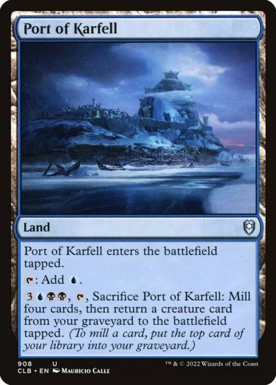 Port of Karfell CLB-908 Commander Legends: Battle for Baldur's Gate Magic card