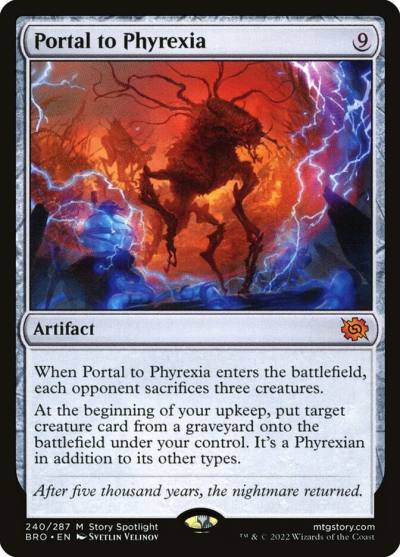 Portal to Phyrexia BRO-240 The Brothers' War Magic card