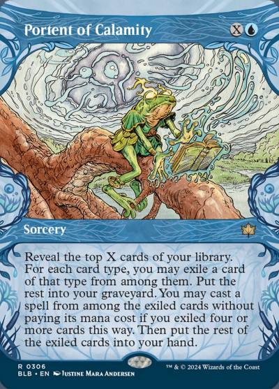 Portent of Calamity BLB-306 Bloomburrow Magic card