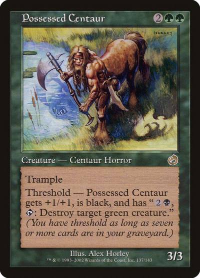 Possessed Centaur TOR-137 Torment Magic card