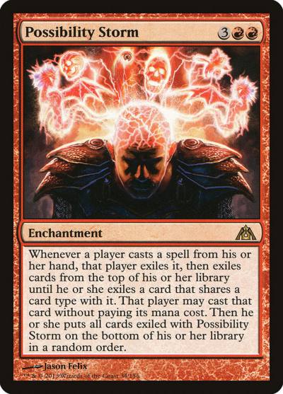 Possibility Storm DGM-34 Dragon's Maze Magic card