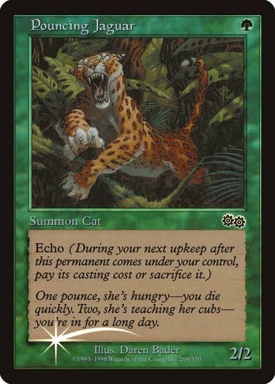 Pouncing Jaguar PAL99-2 Arena League 1999 Magic card