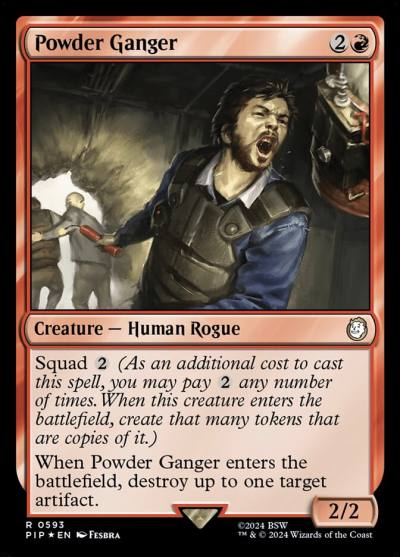 Powder Ganger PIP-593 Fallout Magic card
