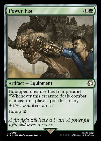 Power Fist PIP-609 Fallout Magic card